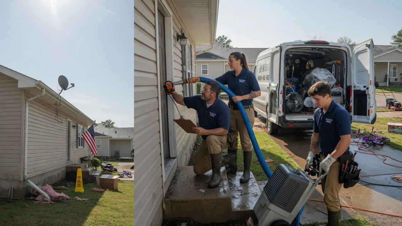 Ceiling Water Damage Restoration in Cutler, IN near me